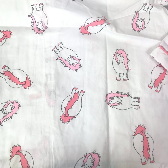 Isla & Wilbur Kids Pink Pony Pyjamas PJs Nightwear Sleepwear Loungwear 8-9 Yrs - Picture 6 of 9